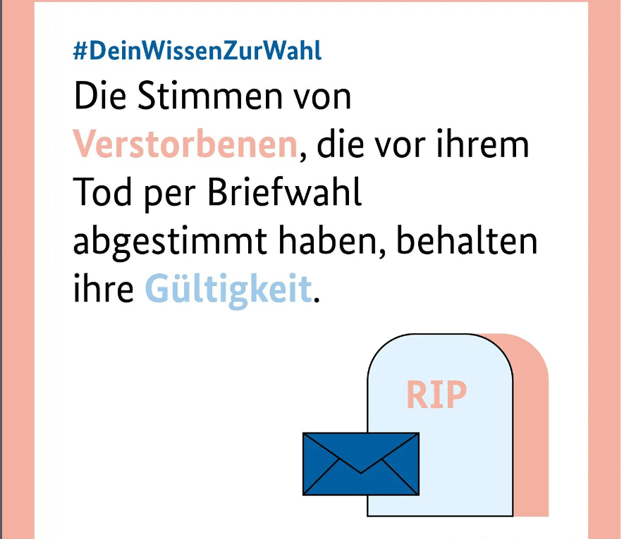 Erste Briefwahl Bundeskanzler - Alter & Vermogen