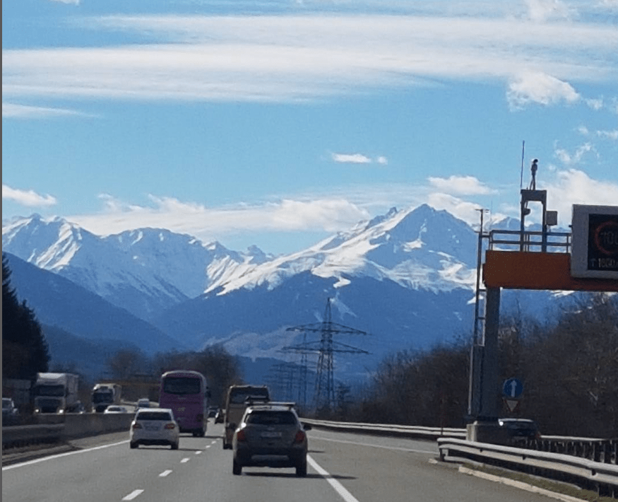 Schneefall Am Brenner