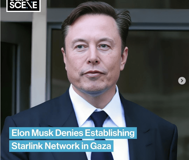 Elon Musk Starlink Gaza