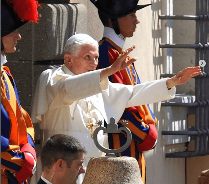 Der verstorbene emeritierte Papst Benedikt XVI