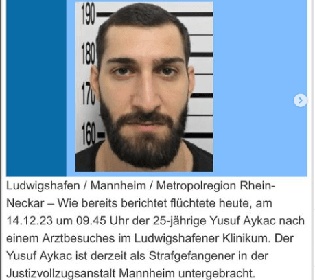 Die Suche nach dem entkommenen Gefangenen Yusuf Aykac in Ludwigshafen