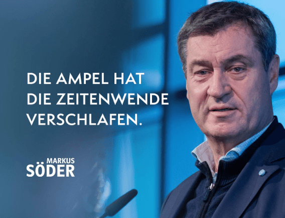 Markus Söder Interview ZDF Sendung Berlin Direkt