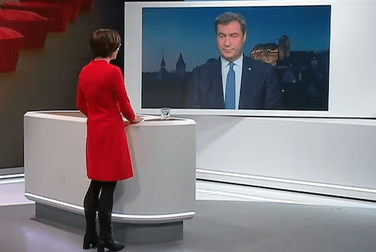 Diana Zimmermann Ein kontroverses ZDF Partei Interview mit Markus Söder