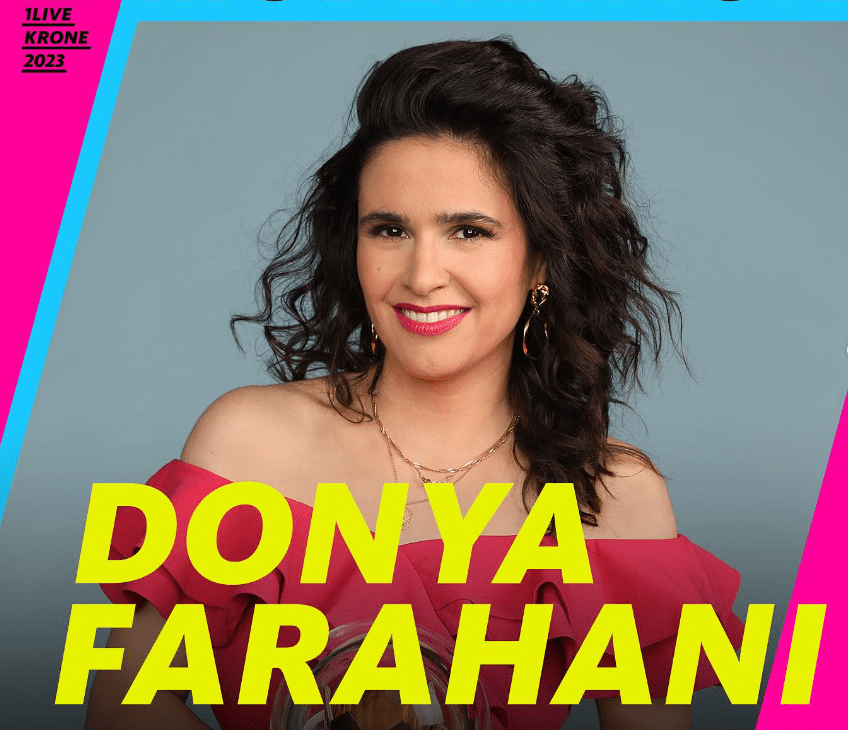 Donya Farahani Moderiert 1Live Krone 2023