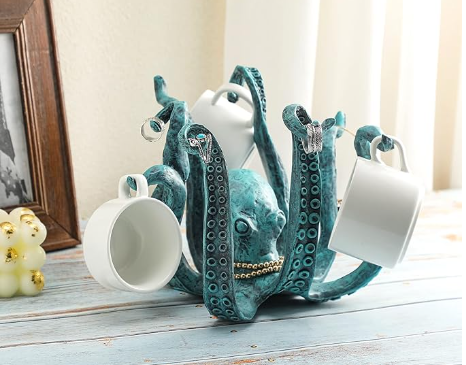 Der Oktopus Mug Holder für stilvolle Küchendekoration