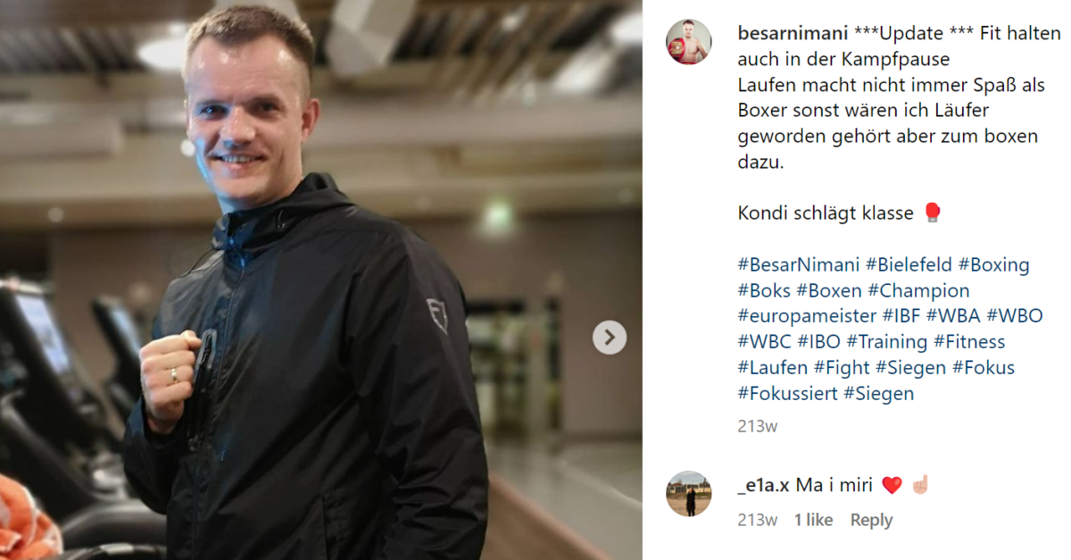 Das tragische Ende eines Champions: Besar Nimani in Bielefeld ...