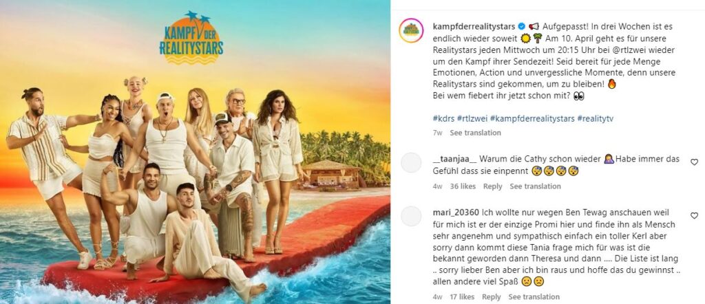 Kampf Der Realitystars Folge